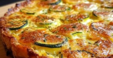 Quiche sans Pâte aux Courgettes et Chèvre