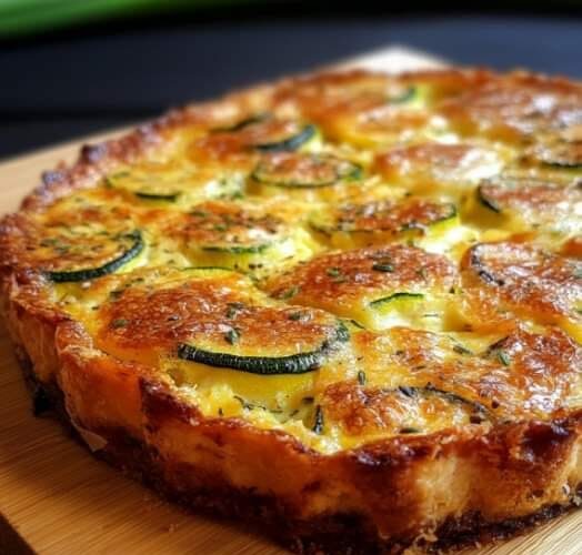 Quiche sans Pâte aux Courgettes et Chèvre