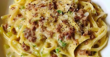 Poireaux à la Carbonara