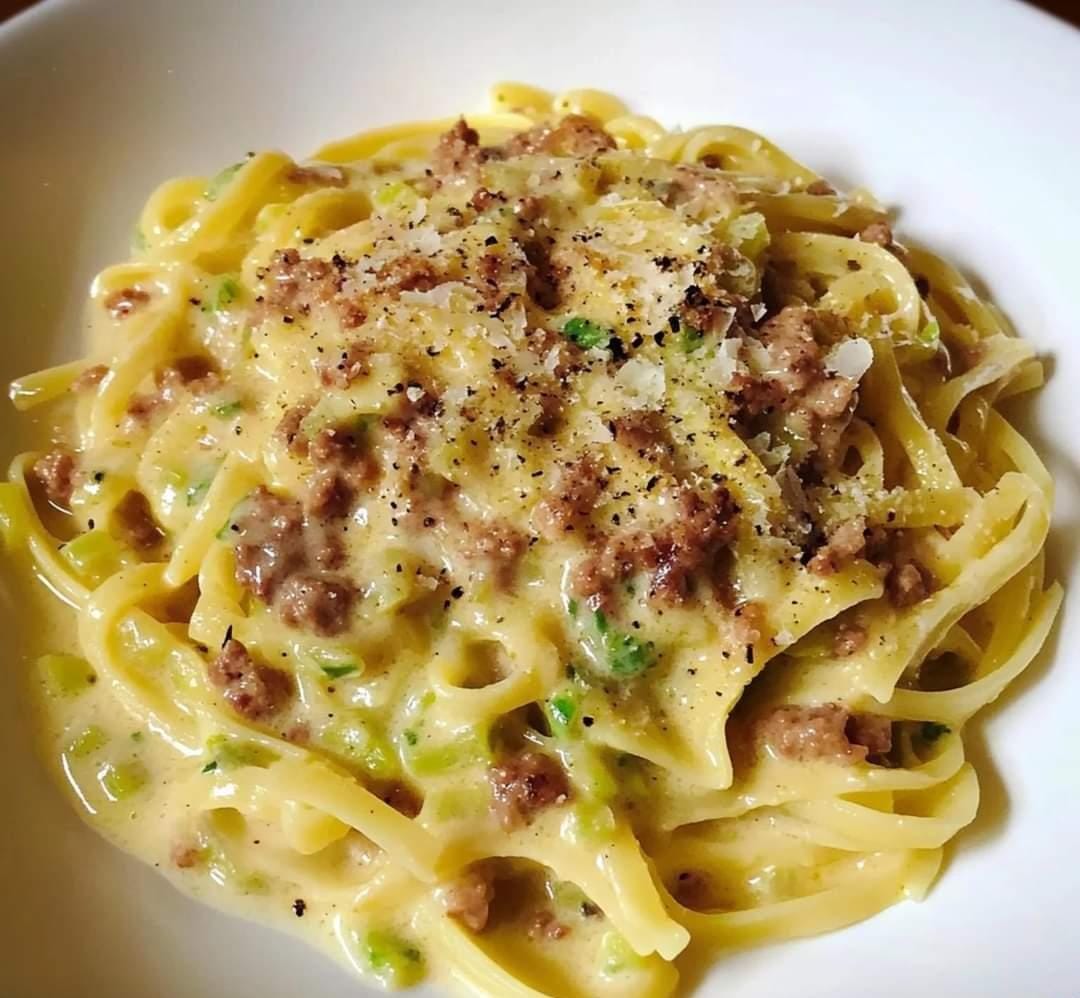 Poireaux à la Carbonara