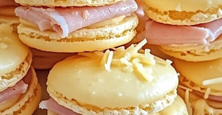 Macarons Jambon et Fromage