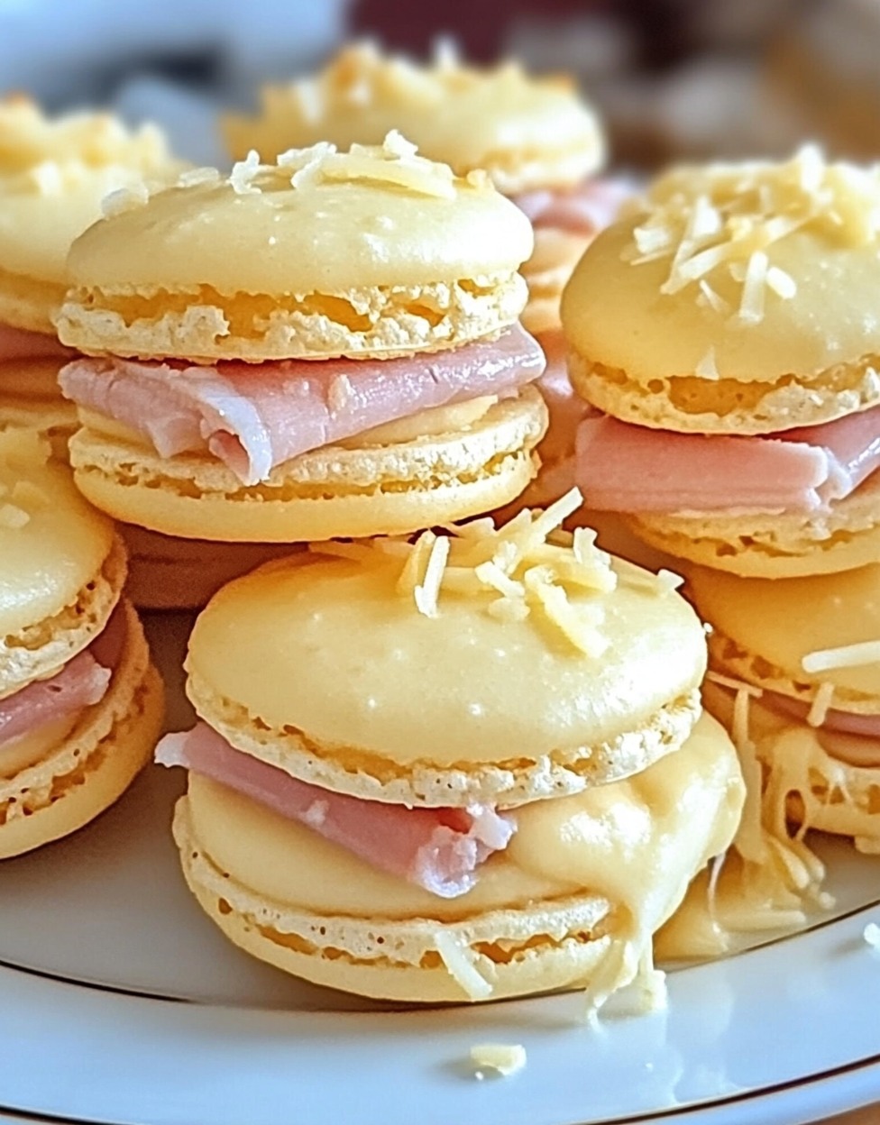 Macarons Jambon et Fromage