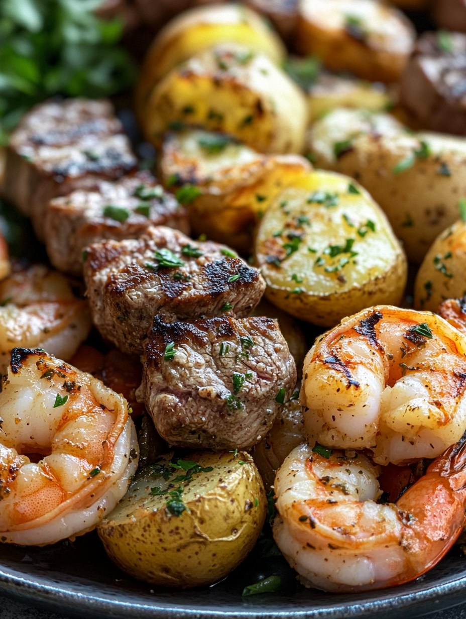 Recette : L’Assiette de Grillades Surf et Turf