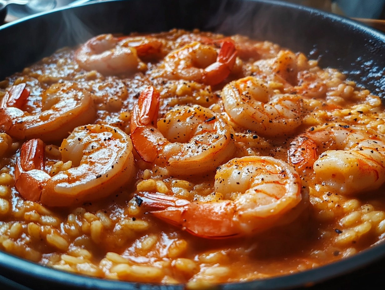 Le risotto aux fruits de mer