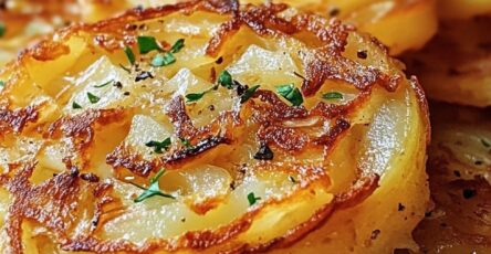 Recette de Galettes de Pommes de Terre aux Oignons