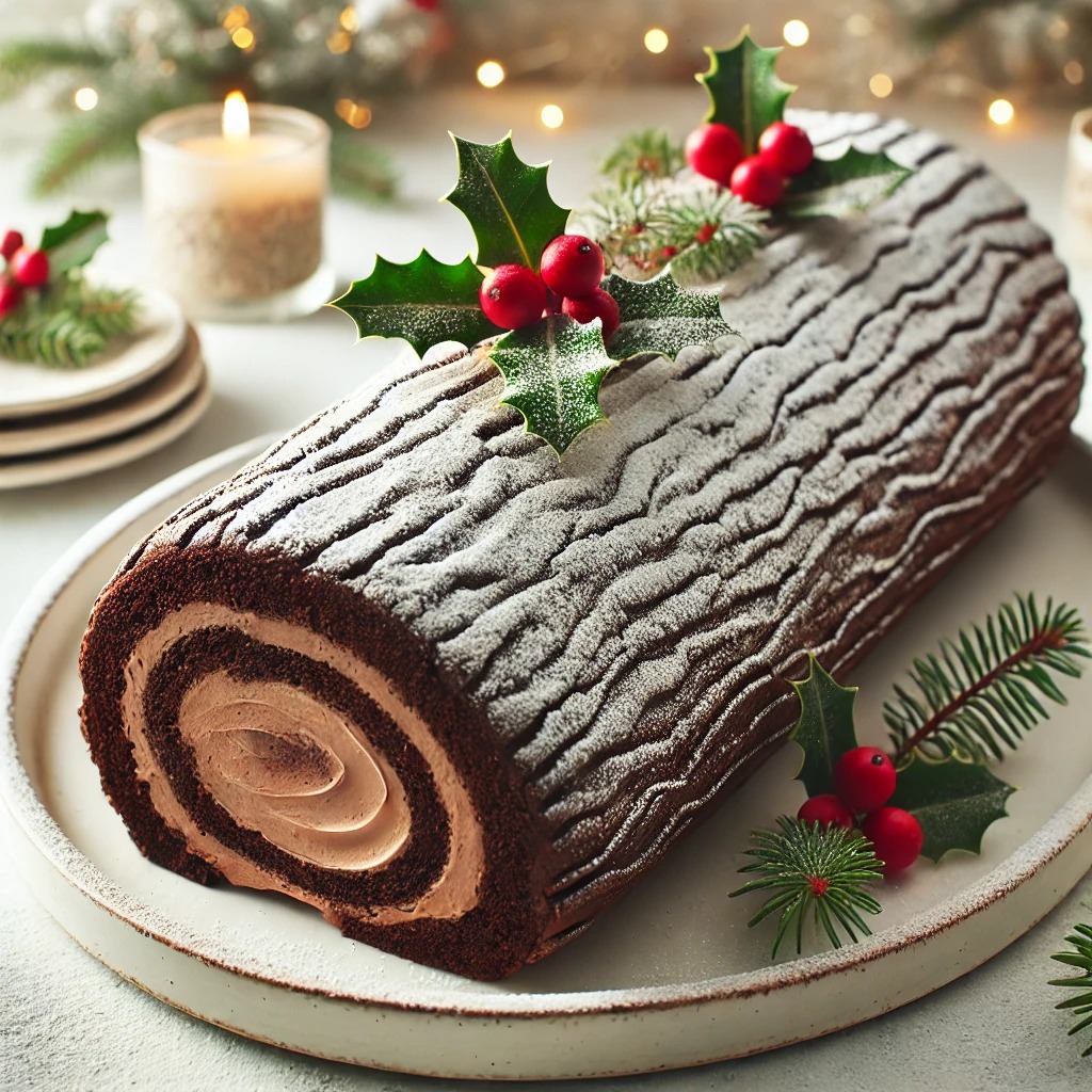 Bûche de Noël Facile et Délicieuse