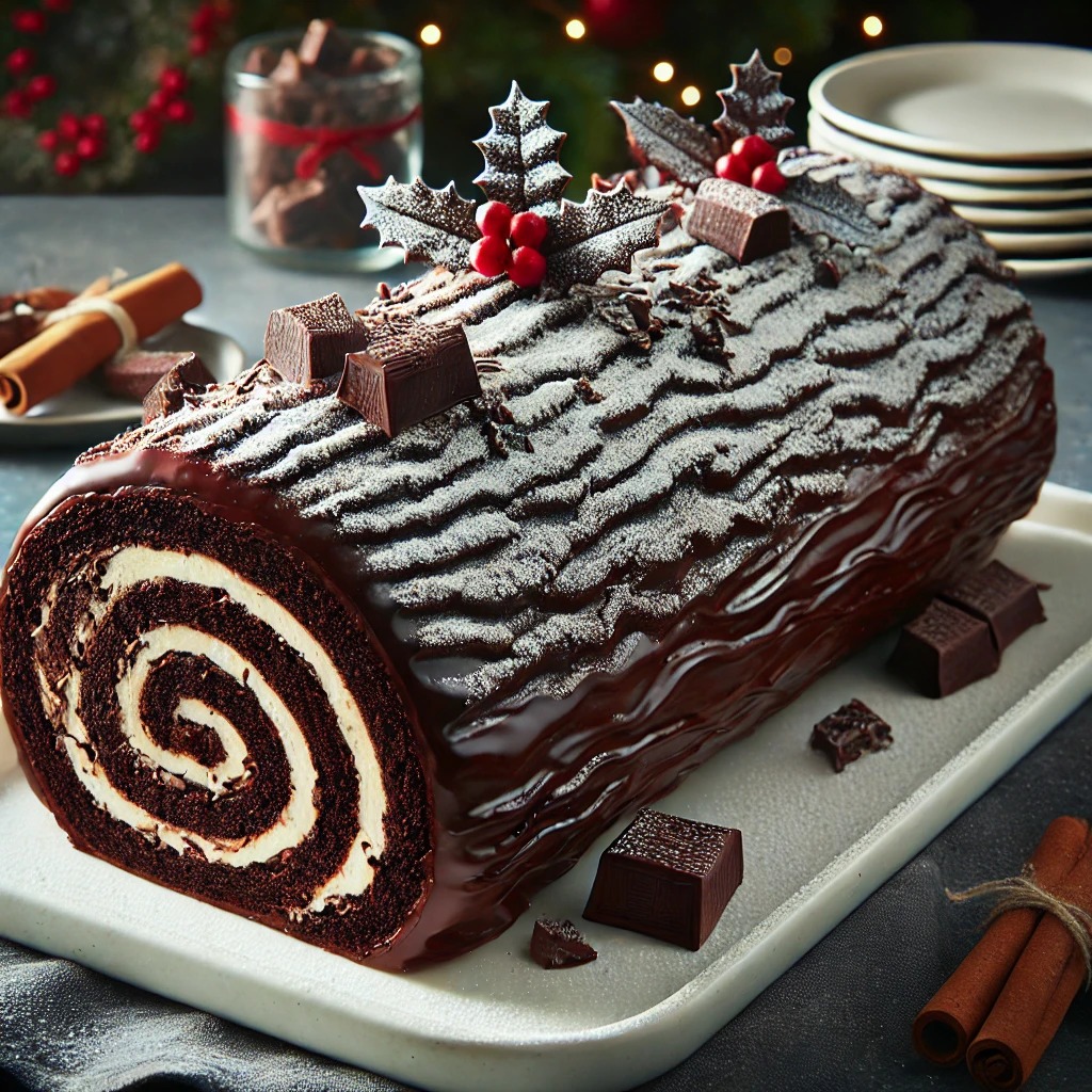 Recette de la Bûche de Noël Classique au Chocolat