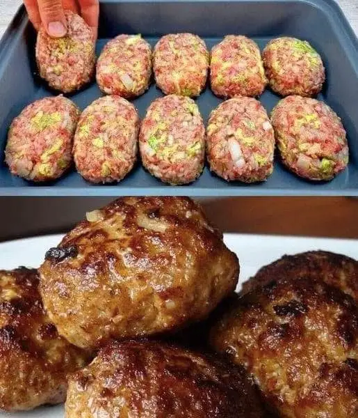 Boulettes de Viande Hachée au Four, prêtes à servir