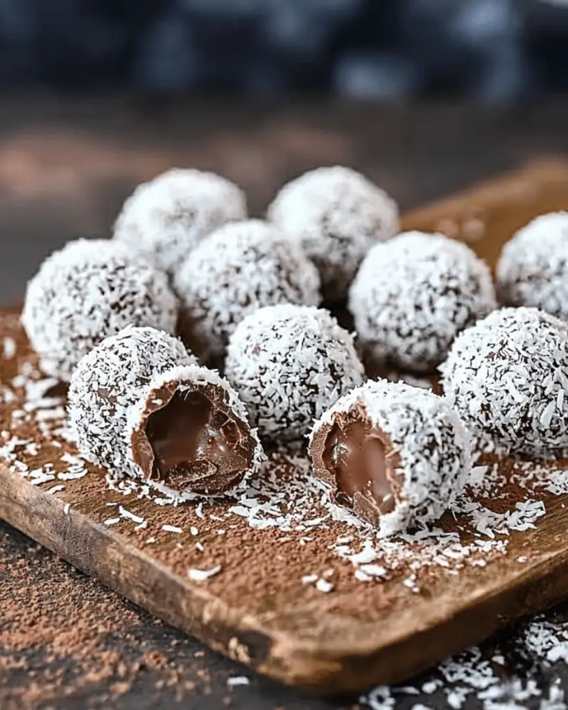 Chokladbollar - Truffes au Chocolat Suédoises

