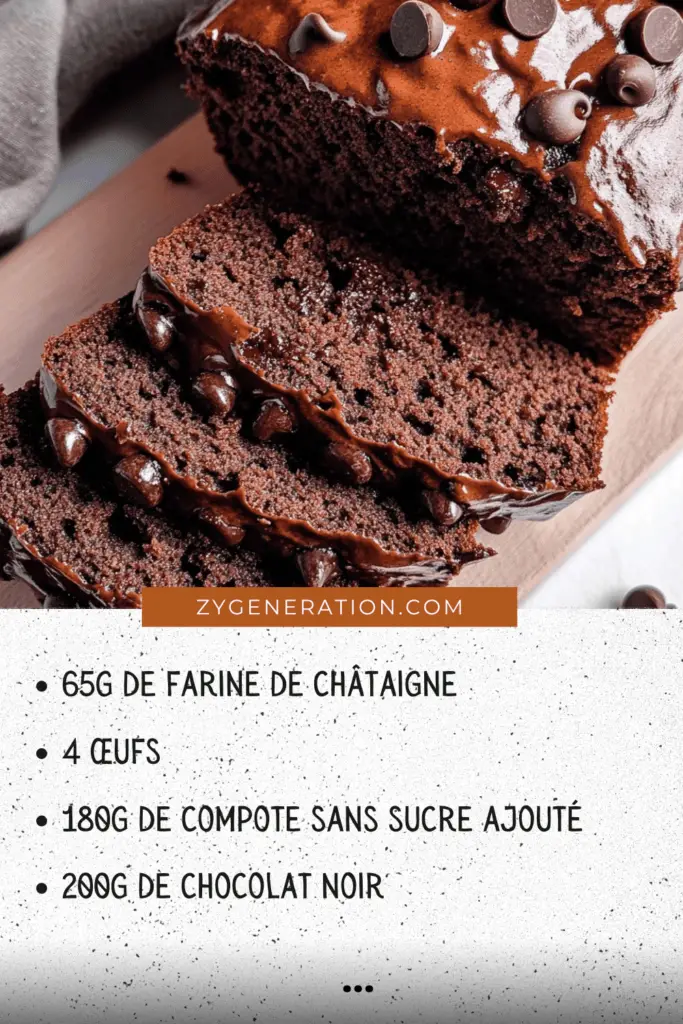 Part de gâteau au chocolat sans matière grasse, accompagnée de fruits frais et saupoudrée de cacao.