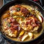 poulet en sauce au cidre de pomme crémeuse