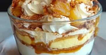 tiramisu caramel beurre salé pommes en verrine maison