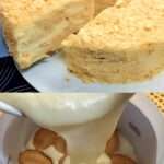 gâteau Napoléon sans cuisson à la crème pâtissière et biscuits feuilletés