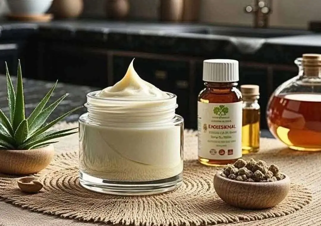 Crema antiarrugas casera con aloe vera y aceites naturales