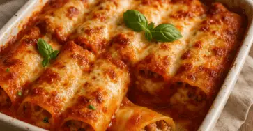 recette cannelloni à la sicilienne gratinés au four