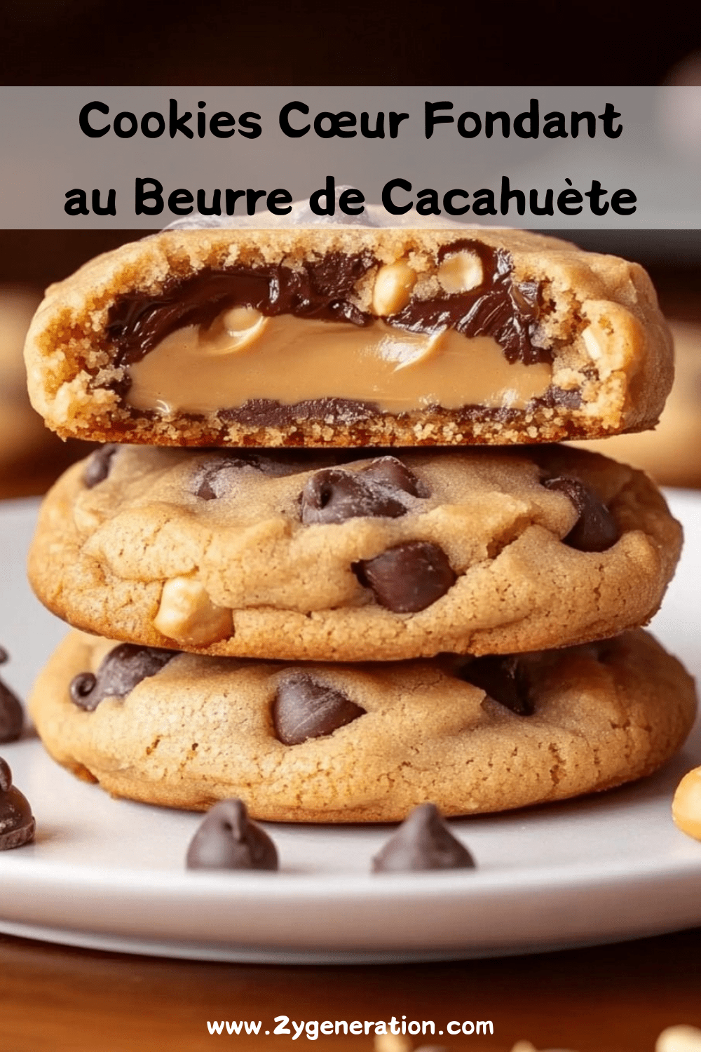 Cookie Coeur Beurre De Cacahuète