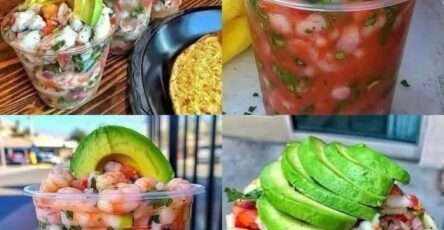 verrine aux crevettes