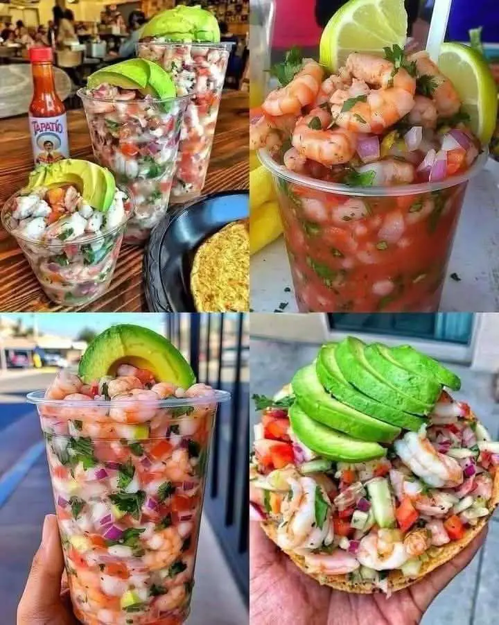 verrine aux crevettes