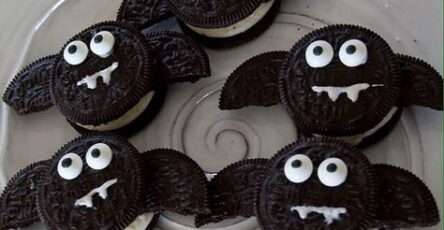 Biscuits Chauves‑Souris Oreo décor Halloween