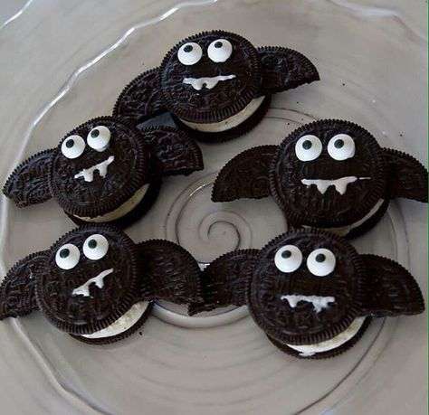 Biscuits Chauves‑Souris Oreo décor Halloween