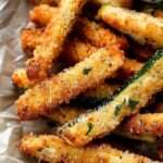 Frites de courgettes croustillantes dorées à l’Air Fryer