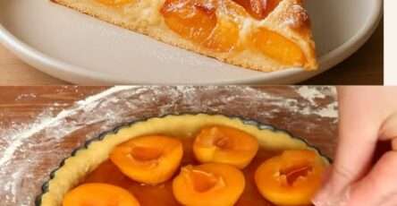 Tarte aux abricots facile et gourmande à la crème pâtissière