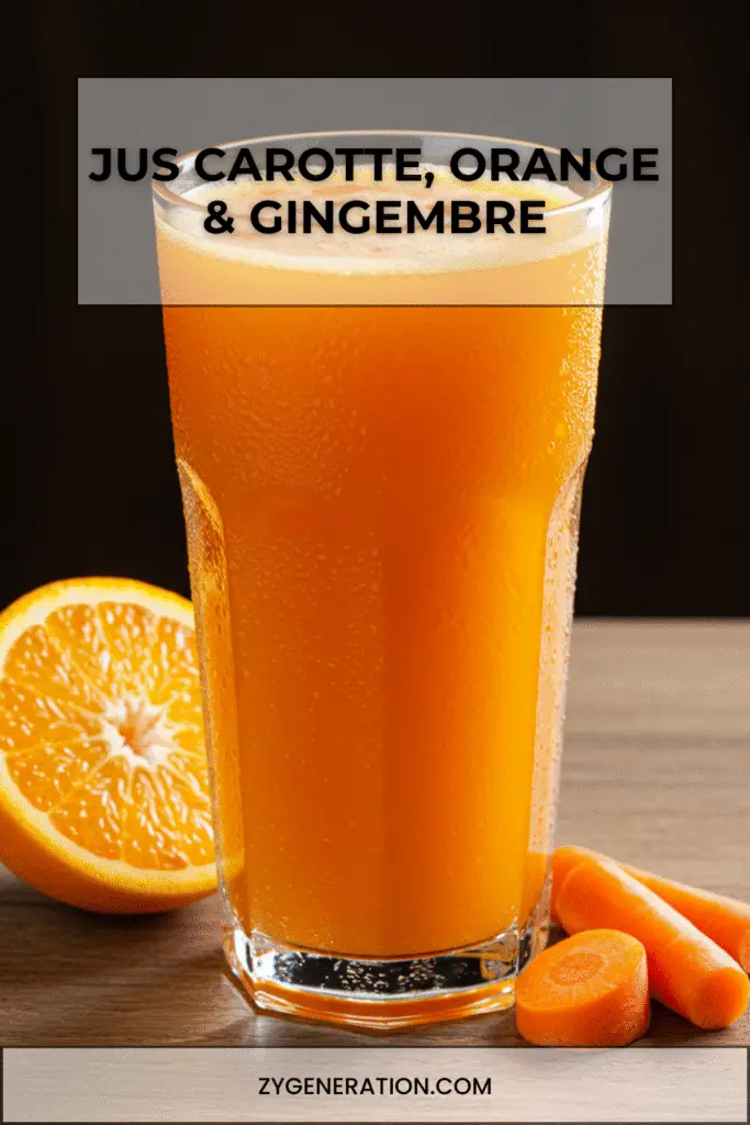Jus Carotte – Orange – Gingembre