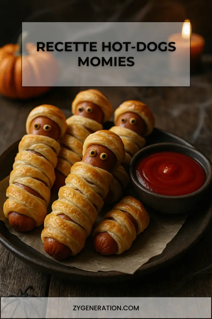 Hot-Dogs Momies d’Halloween apéro festif
