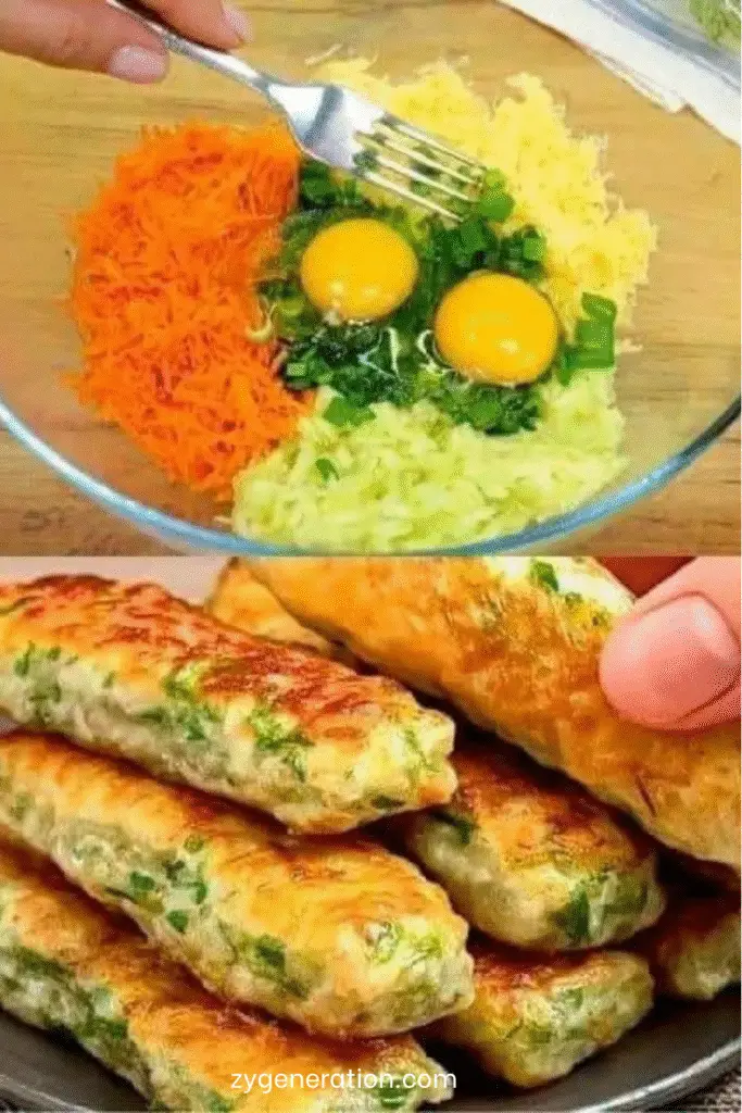 Roulés de légumes au four dorés et croustillants, servis avec sauce au concombre frais
