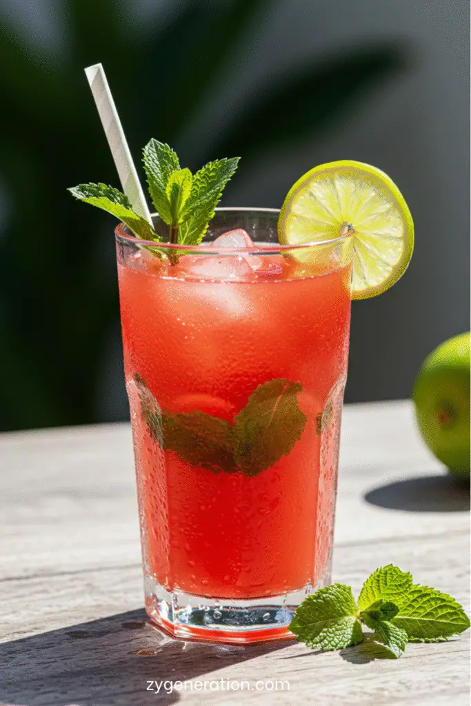 Jus Pastèque – Menthe – Citron Vert