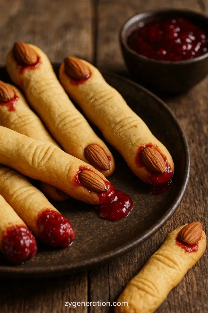 Doigts de Sorcière Sablés sanglants pour Halloween