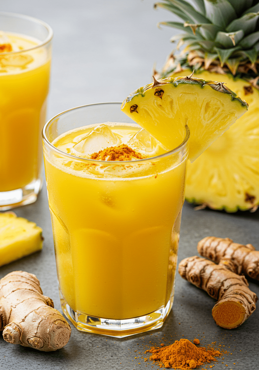 Jus Ananas – Gingembre – Curcuma