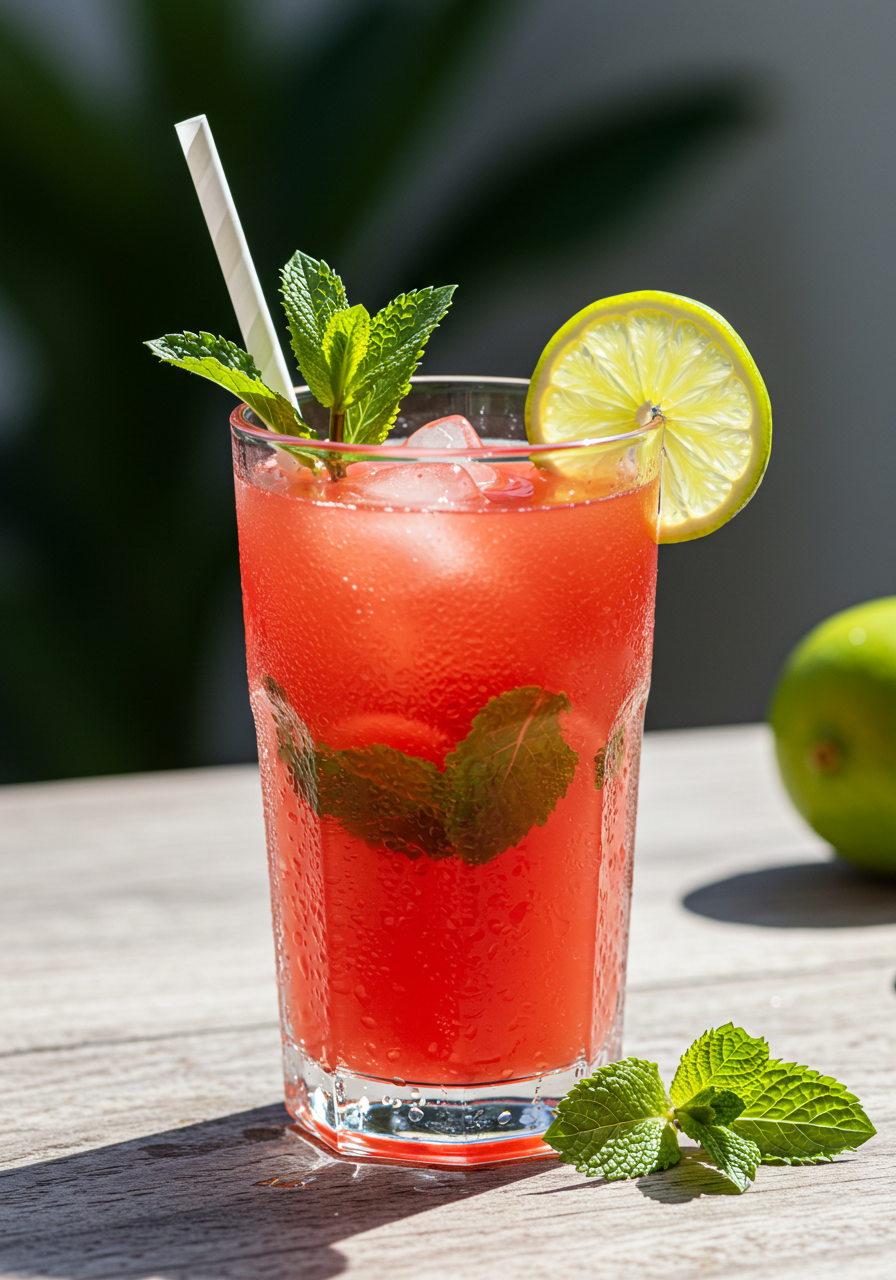 Jus Pastèque – Menthe – Citron Vert