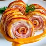 Roulés de poulet au jambon et fromage