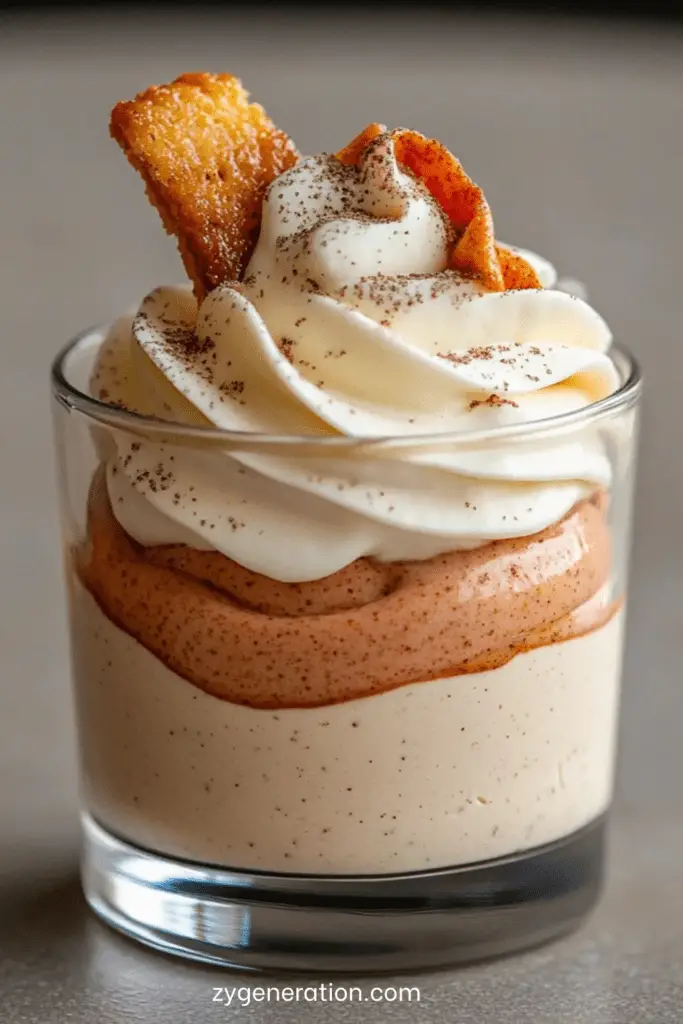 Verrines mousse spéculoos & chantilly vanillée