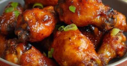 Ailes de poulet Buffalo croustillantes enrobées de sauce piquante au beurre, servies chaudes avec céleri, carottes et sauce au fromage