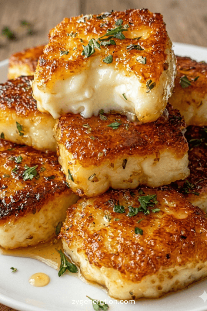 Piles de pommes de terre en fines rondelles, dorées au four, parmesan gratiné et persil frais, servies chaudes sur une assiette.